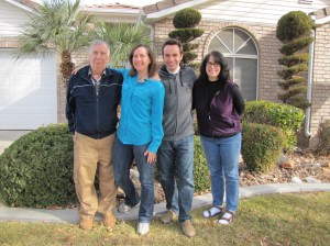 Tony, Elaine, Mike and Chris Dad, Elaine, Mike and Chris